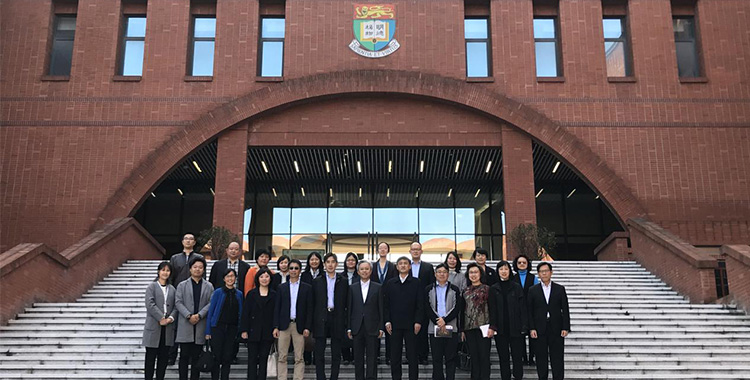 November 23, 2018, permanent Secretary General and Heads of Departments of HK visit ZIRI.